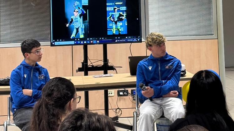 Cristian Borrelli alla Palafiori, il talento cremasco parla di sicurezza ai giovani