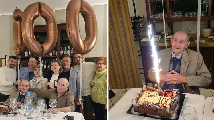 I cent'anni di Francesco Biaggi, il segreto: &laquo;Lettura, movimento e mangiar sano&raquo;