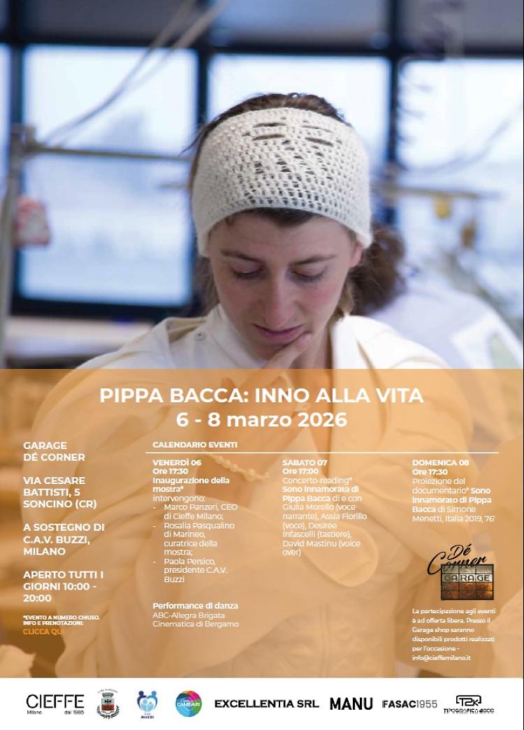"Pippa Bacca: Inno alla vita" Cieffe celebra Il femminile