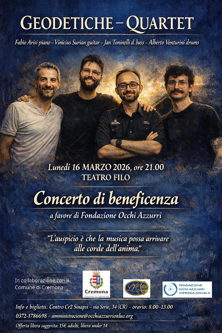 Concerto Jazz benefico per  &laquo;Occhi Azzurri&raquo;