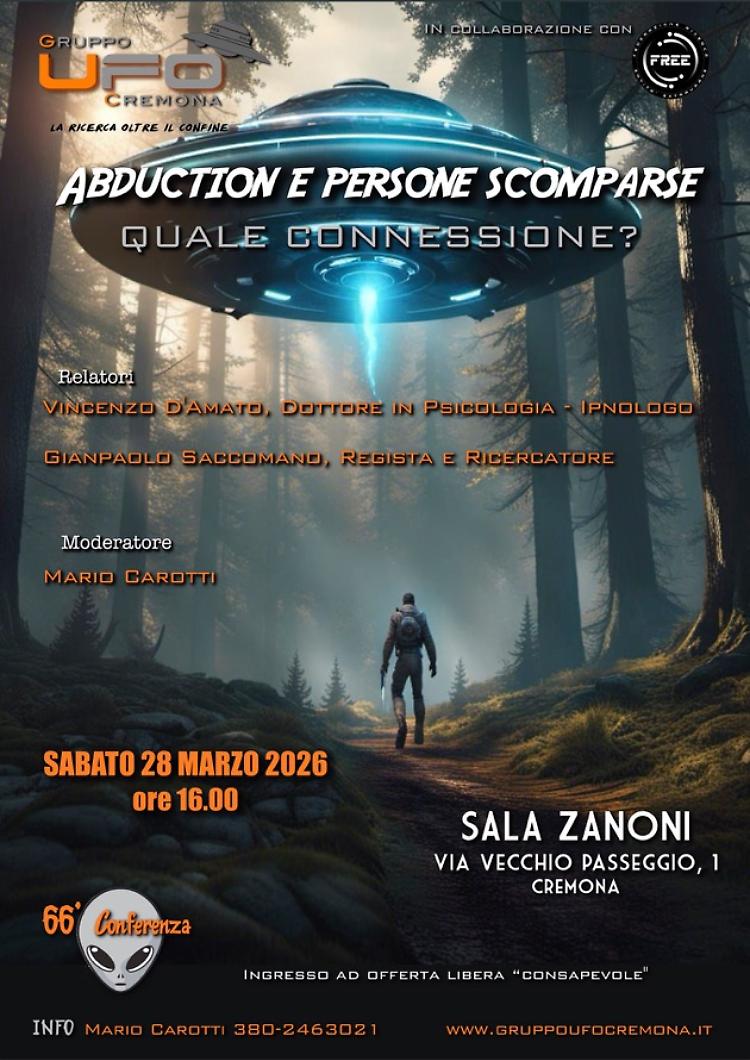 Persone scomparse e abduction, quale connessione?
