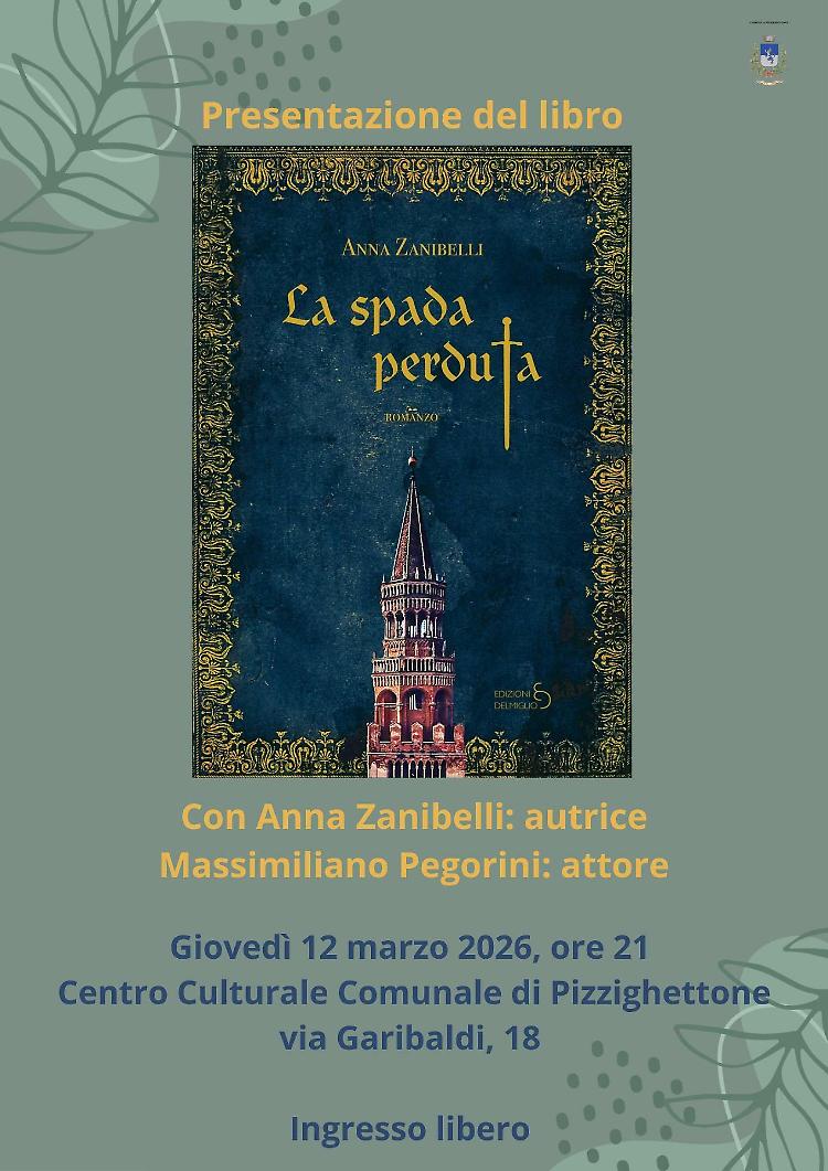 Presentazione del libro di Anna Zanibelli &ldquo;La spada perduta&rdquo;