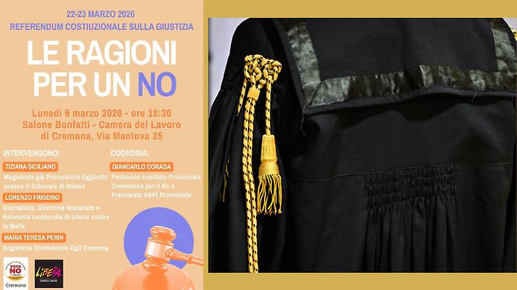 Referendum sulla giustizia,  un incontro pubblico per spiegare le ragioni del No