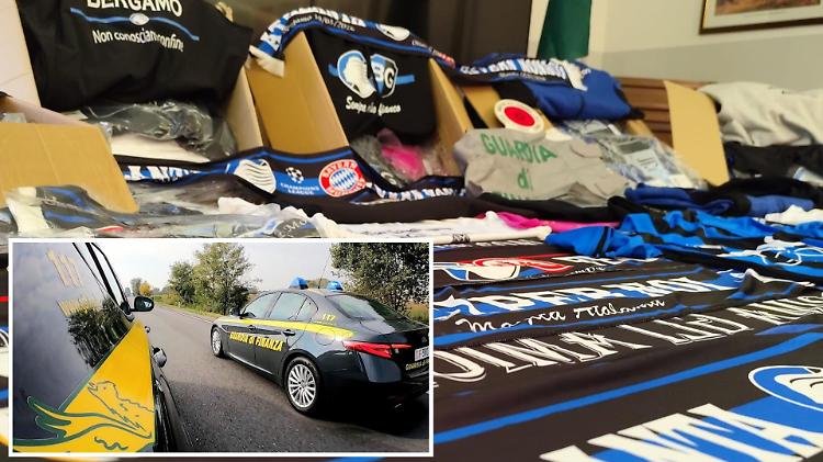 Vestiti contraffatti per la partita di Champions League, sequestrati 800 capi