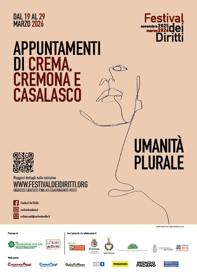 Al via il Festival dei Diritti 2026