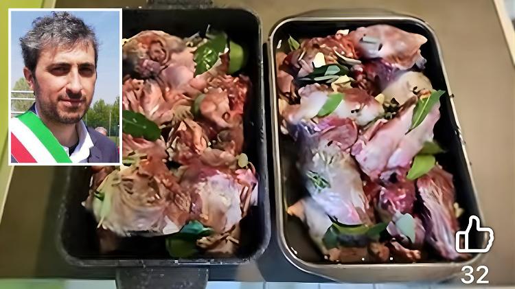 A pranzo tagliatelle e arrosto di nutria, e scatta il &lsquo;dissing&rsquo; a Marchi