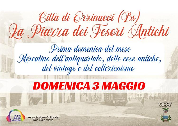 La Piazza dei Tesori Antichi. Mercatino antiquario