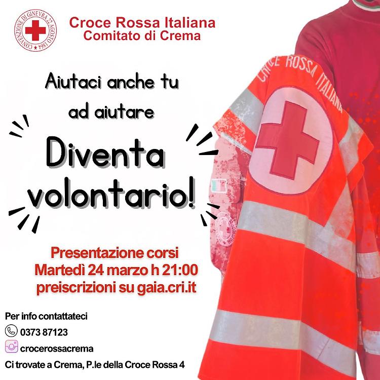 Presentazione corso per volontari CRI