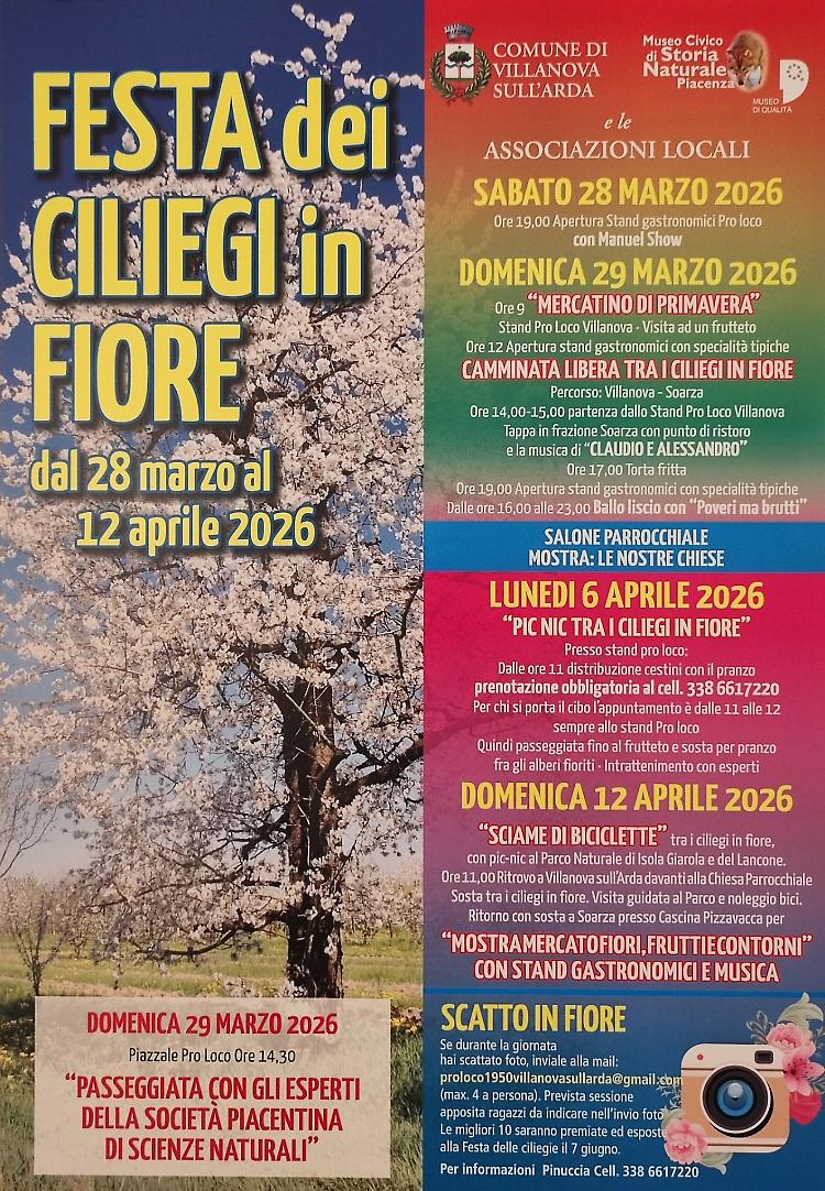 Con la Primavera torna la tradizionale Festa dei Ciliegi in Fiore