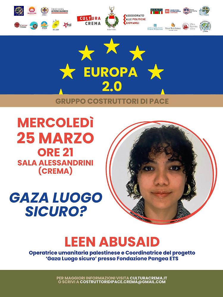 Incontro: Gaza luogo sicuro? con Leen Abusaid