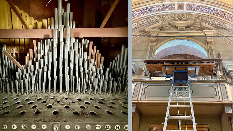 A San Rocco via ai restauri: l&rsquo;organo ritrova la voceIl prezioso Sgritta del 1863  smontato pezzo per pezzo: l&rsquo;intervento &egrave; sostenuto dalla Cei