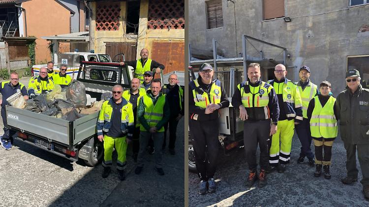 Rifiuti abbandonati, volontari in campo per ripulire il paese