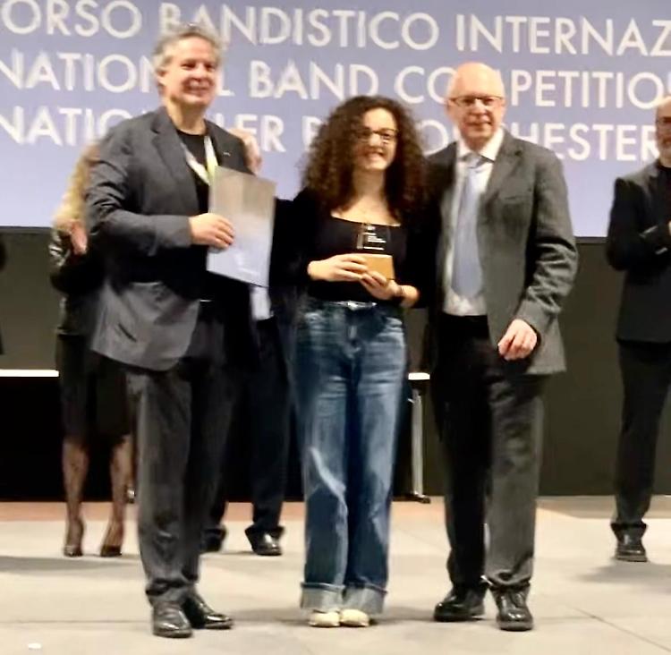 La Moruzzi Junior band medaglia d'oro al Flicorno d'oro