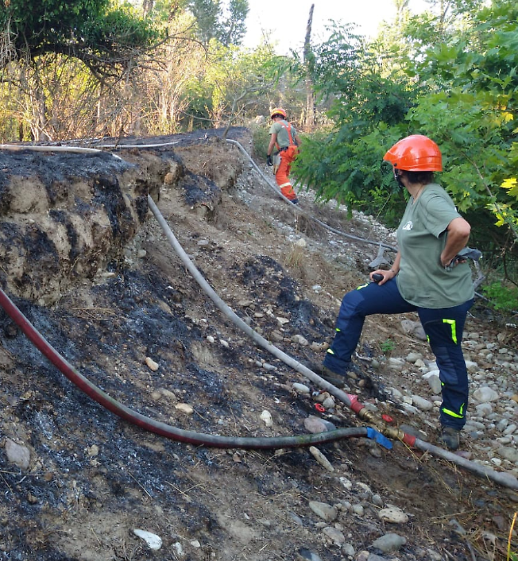 Parco dell’Oglio, per il vice sindaco «il rogo di sabato forse è doloso»