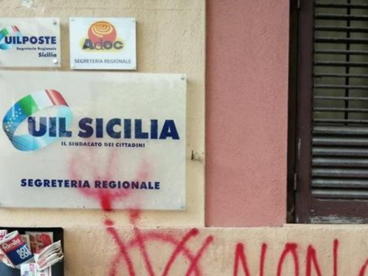 Comunicato Stampa: Colombi. Vandali all’opera nella sede regionale della UIL Sicilia, completa solidarietà della UILPA