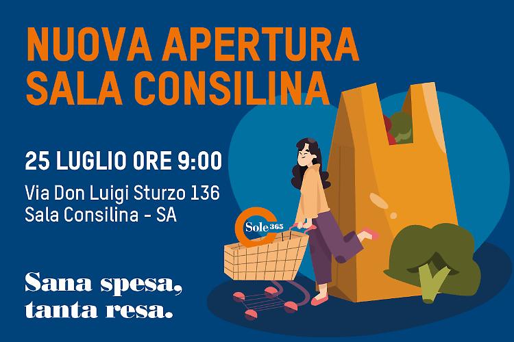 Comunicato Stampa: Nuova apertura Sole365 a Sala Consilina