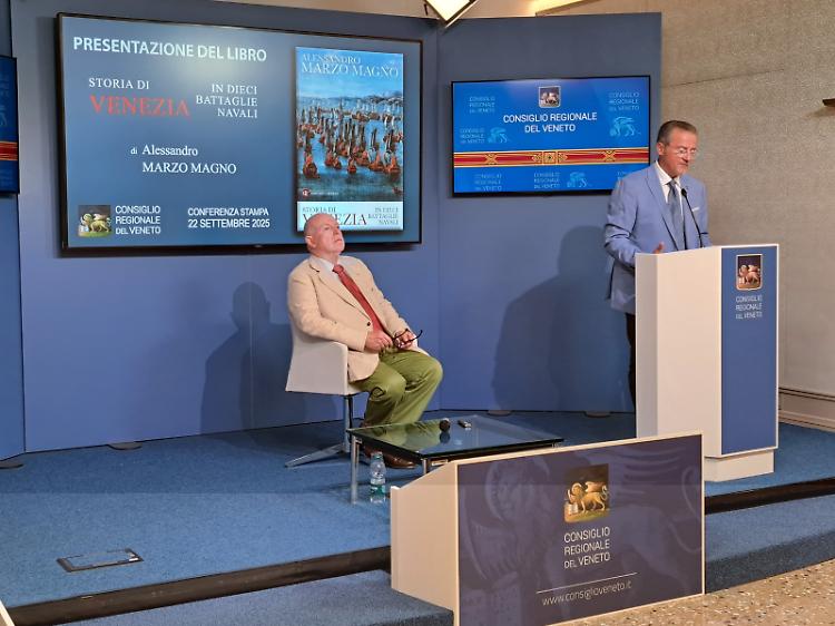 Comunicato Stampa: Alessandro Marzo Magno ha presentato il libro “Storia di Venezia in dieci battaglie navali”