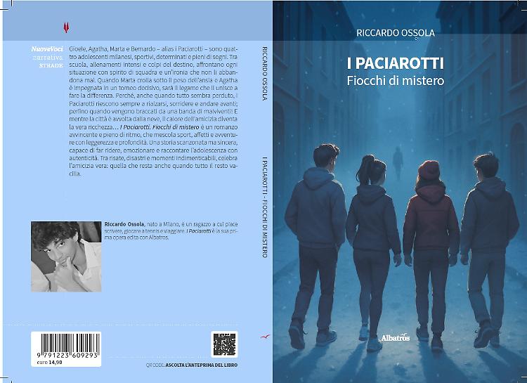 Comunicato Stampa: “I Paciarotti”, un romanzo sull’amicizia che vince a scuola e sul campo da tennis