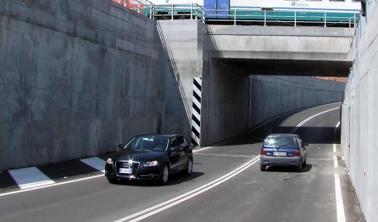 Il sottopasso di via Indipendenza