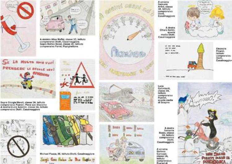 ''Una vignetta per la sicurezza'': premiati i disegni di 56 studenti
