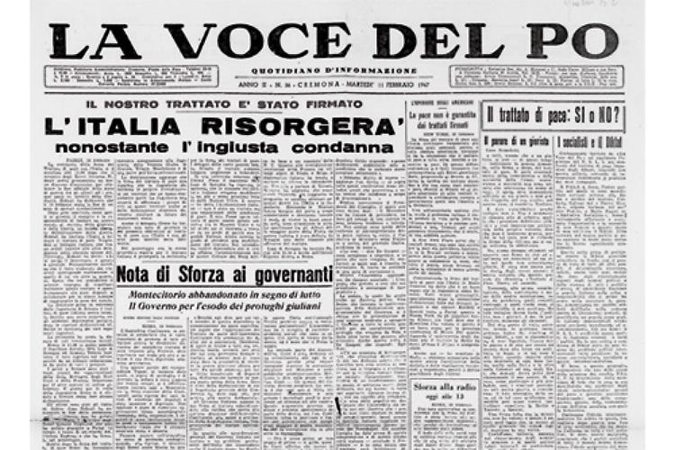 Firmato il trattato di Pace di Parigi La Provincia