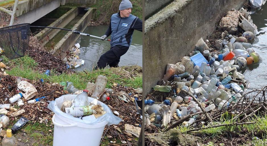 Discarica nel fosso: la ripuliscono i volontari