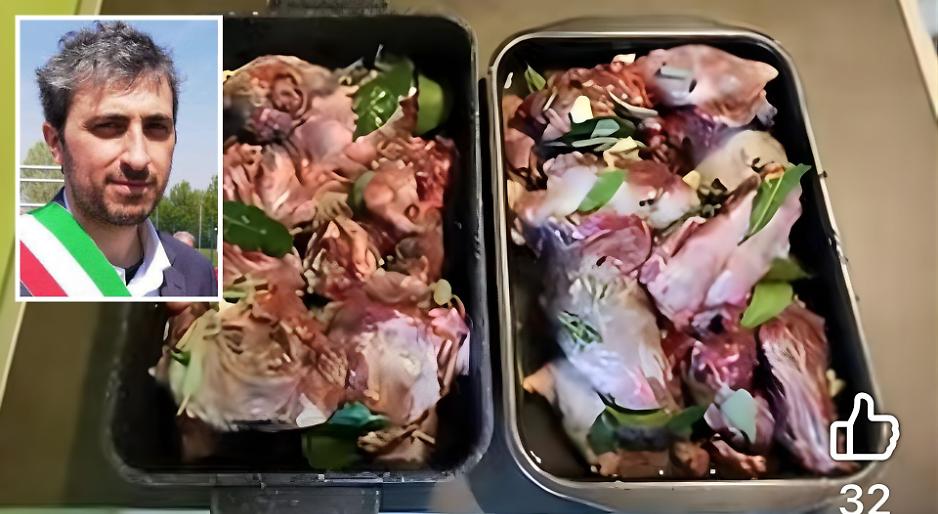 A pranzo tagliatelle e arrosto di nutria, e scatta il &lsquo;dissing&rsquo; a Marchi