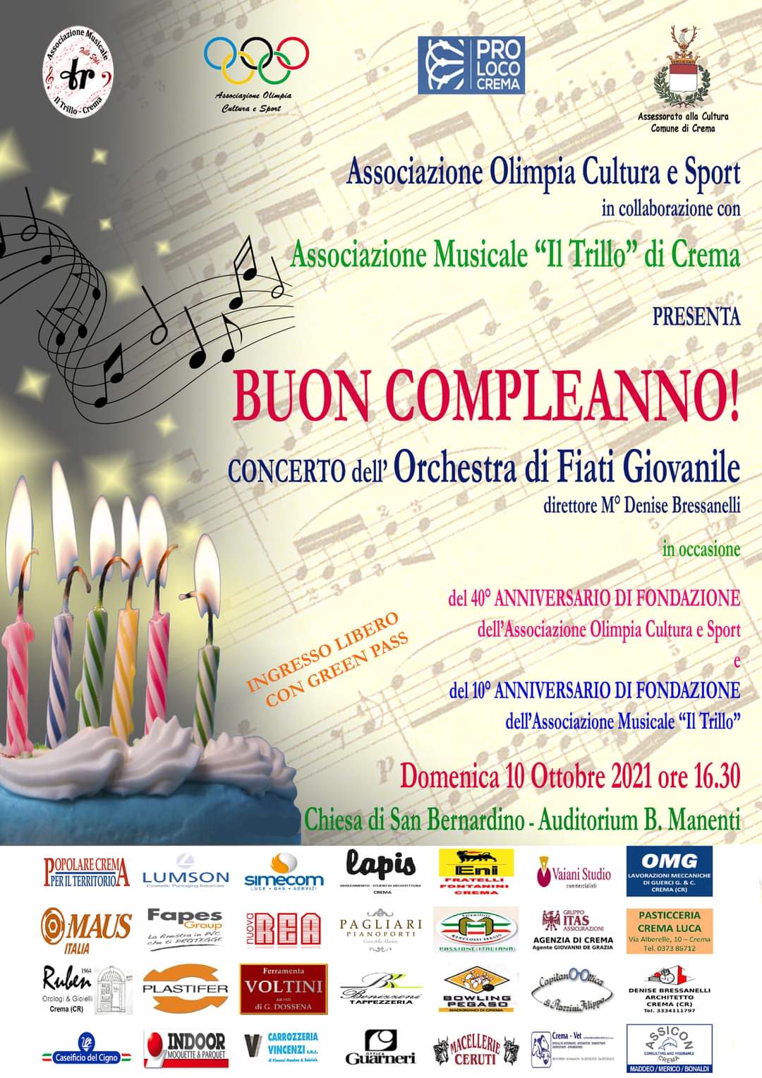 La locandina dell'evento