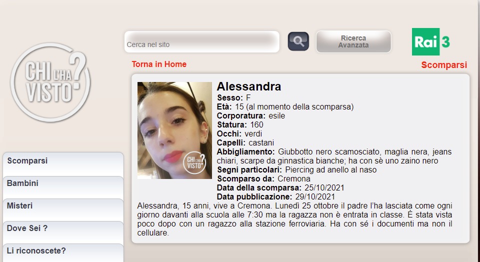 chi l'ha visto