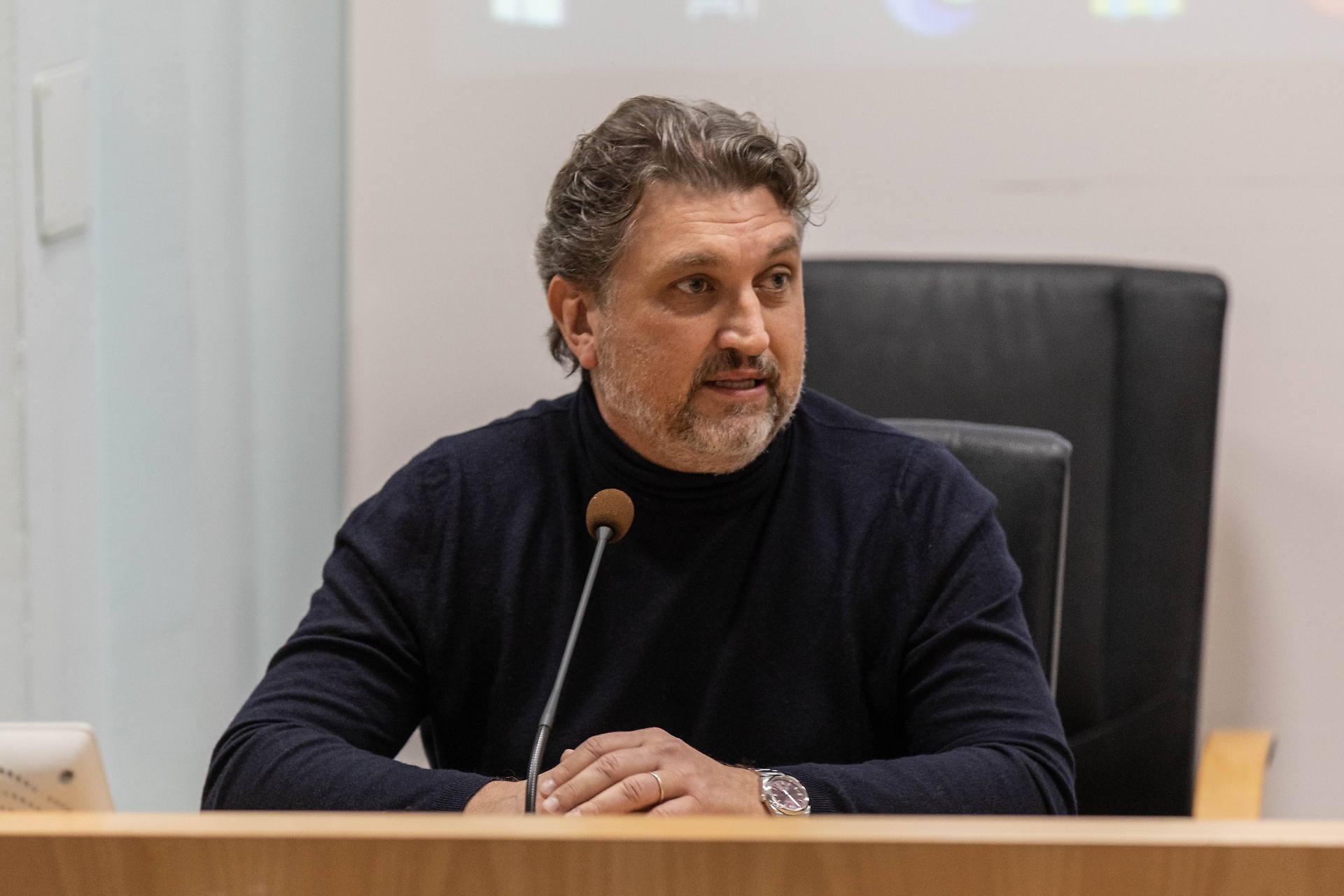Il presidente di Arco Onlus Matteo Tedoldi