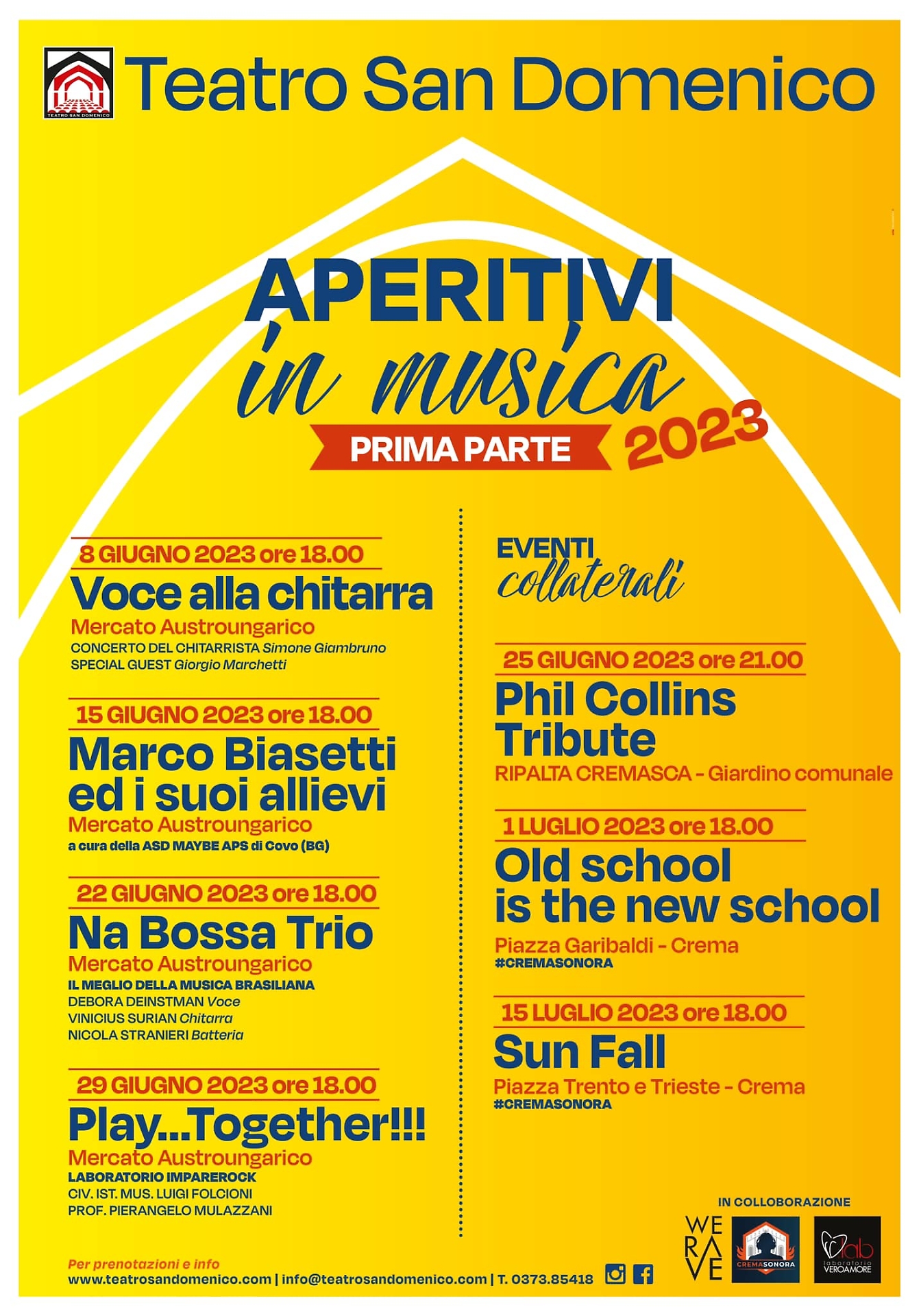 locandina aperitivi in musica