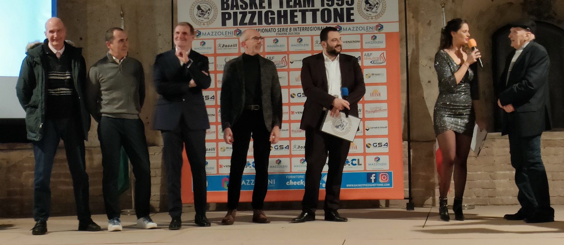 I dirigenti che hanno fondato il Basket Team Pizzighettone