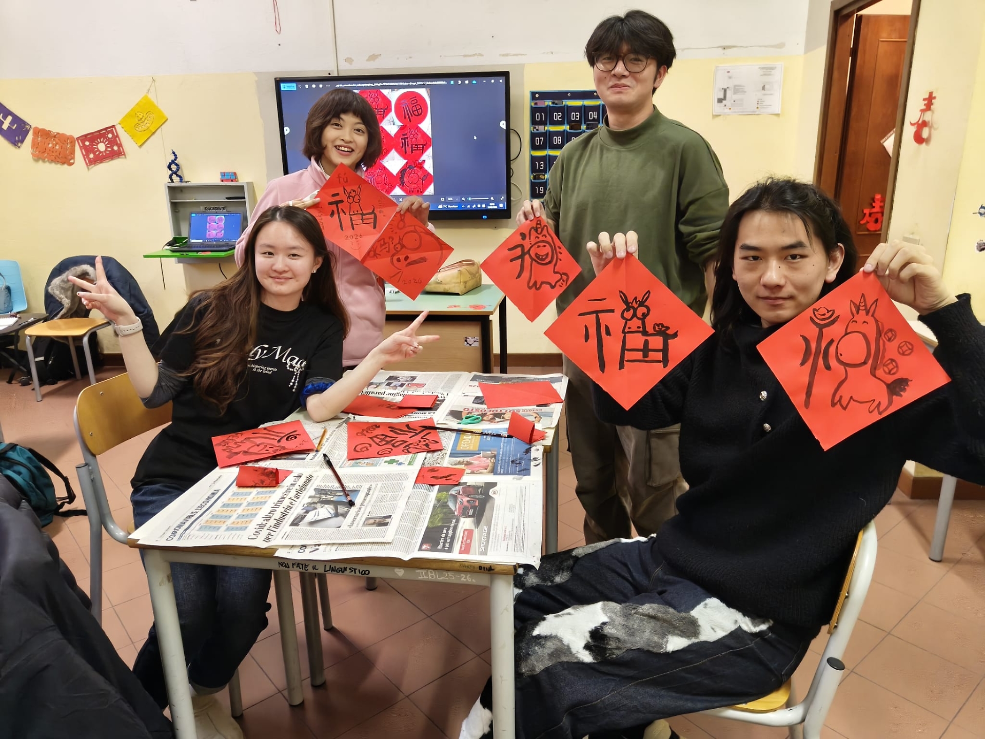 Un momento dell'attivit&agrave; laboratoriale 